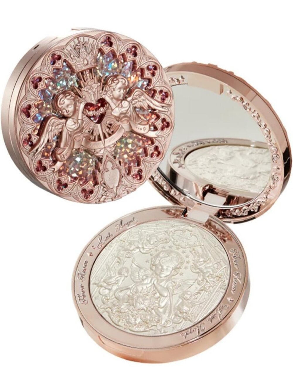 Moonlight White Highlighter Powder - Long-Lasting Glow, Creamy Finish & Warm